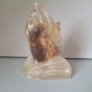 LTD EDITION BRADFORD EXCHANGE PRAYING HANDS I AM WITH YOU ALWAYS BY GREG OLSEN
